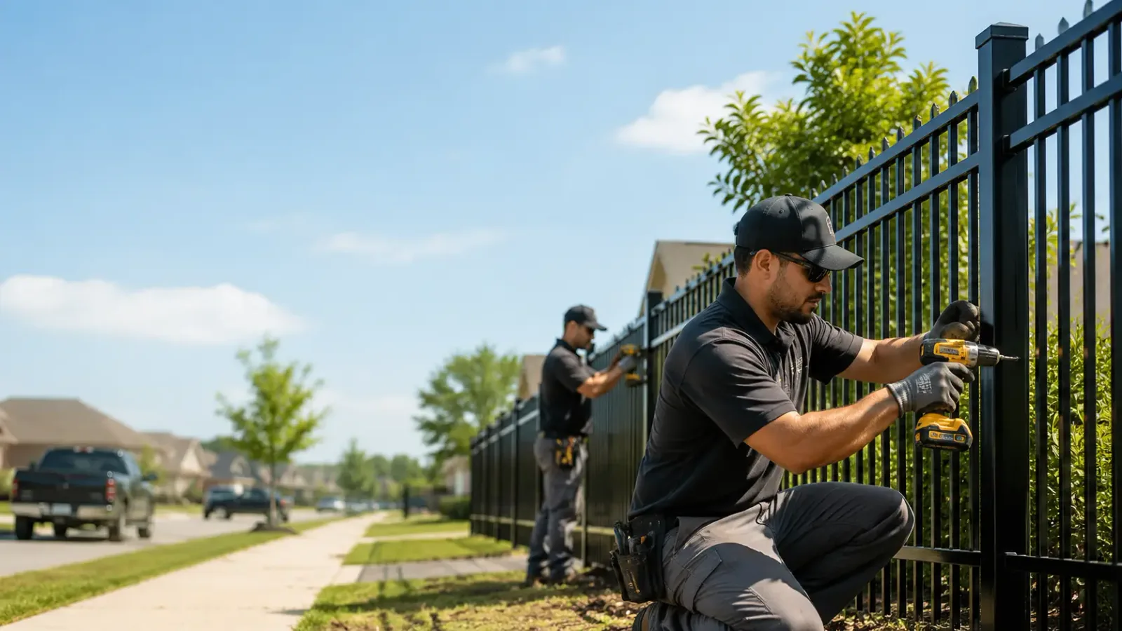 Metal Fence Installation in Pineville, NC